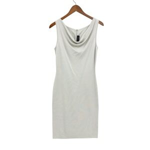 ST. JOHN Dress Knit Wool Blend Cowl Neck Sleeveless